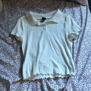 Women’s small crop top.